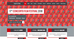 Desktop Screenshot of concortofilmfestival.com